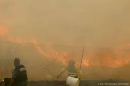 Spaanse natuurbrand bij grens Portugal verspreidt zich snel