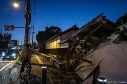 Dodental aardbeving Japan is opgelopen tot 34