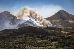 Situatie bij natuurbrand Kreta iets verbeterd