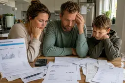 Bijna 40 procent van de Nederlandse huishoudens komt moeilijk rond