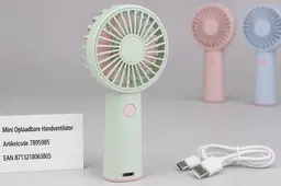 Mini-handventilator teruggeroepen omdat oplaadkabel kan doorbranden