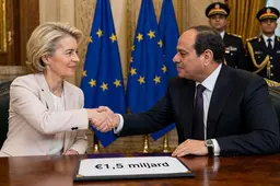 Brussel stort opnieuw €1,5 miljard bij Sisi en noemt Egypte doodleuk democratisch genoeg