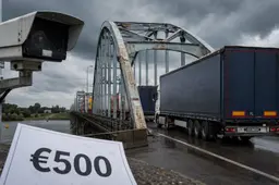 Buitenlandse truckers negeren massaal verbod op Merwedebrug - Nederlandse chauffeurs krijgen wél automatisch €500 boete!