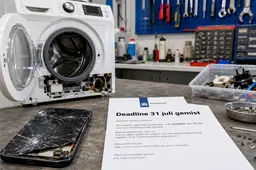 Wasmachine of smartphone kapot? Nieuw recht op reparatie gaat vandaag niet in