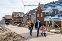 Nieuwbouwwoning kopen? Minder aanbod, hogere prijzen: gemiddeld €516.000