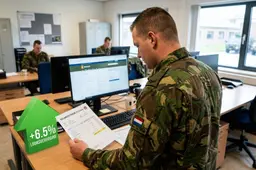 Werk je bij Defensie? Vanaf 1 september stijgt je salaris met 6,5 procent