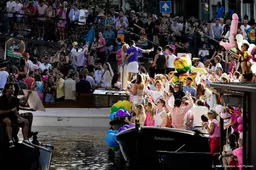 Pride Amsterdam: heel drukke maar ook gemoedelijke dag