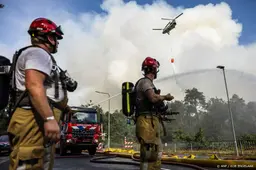 Limburgse natuurbrand breidt zich nog uit