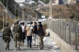 EU: migranten niet van Ceuta doorgereisd naar vasteland Spanje