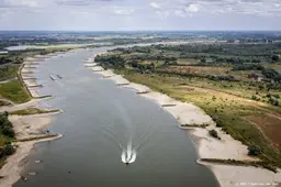 Rivierafvoeren historisch laag, einde droogte nog niet in zicht