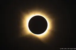 Volledige zonsverduistering overal voorbij