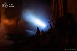 Nachtelijke aanval op Kyiv, meerdere explosies gehoord