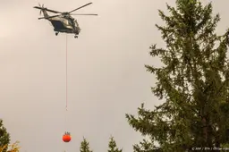 Belgische natuurbrand ingedamd, maar nog niet onder controle