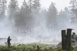 Wielertocht gaat niet door om natuurbrand België