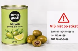 Olijven met citroen gekocht? In deze blikjes kan onverwacht ansjovis zitten