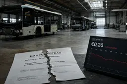 Van groene beurslieveling naar dubbeltjesfonds: Ebusco levert nog maar zestien bussen