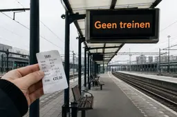 NS schrapt vergoeding tot €25 bij staking: vervangend vervoer voortaan voor eigen rekening