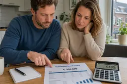 Gemiddelde hypotheekrente voor tien jaar vast stijgt naar 4,10 procent