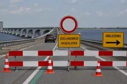 Zeelandbrug vanaf 1 september zes weken afgesloten voor gemotoriseerd verkeer