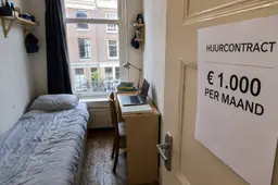 Woningmarkt in de hoofdstad failliet: Amsterdamse studentenkamer kost bijna 1.000 euro per maand