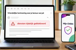 Odido-mail over je onbetaalde julifactuur? Provider bevestigt dat het bericht nep is