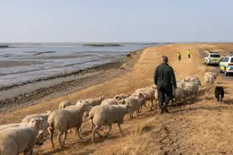 Droogte raakt boeren opnieuw: Schapen moeten van de Waddendijken verdwijnen!
