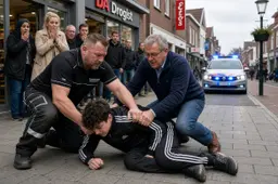 Bizar tafereel in Beverwijk: Betrapte winkeldief trekt direct de racismekaart nadat heldhaftige glazenwasser hem in de kraag vat