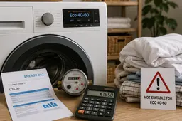 Deze wasmachinestand bespaart volgens de Consumentenbond €16,50 per 100 wasbeurten, maar is niet altijd geschikt