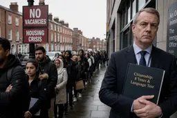 Ierland trekt na vijf jaar massa-immigratie aan de noodrem: Naturalisatie pas na acht jaar en invoering verplichte taaltest