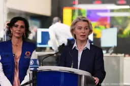 Von der Leyen: Duitse sancties tegen Rusland sterk signaal