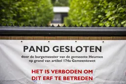 Burgemeester Heumen sluit nog een woning in Overasselt