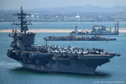 Amerikaans vliegdekschip verlaat Thailand na rustdagen