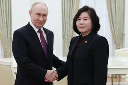 Eerste verkeersbrug tussen Noord-Korea en Rusland geopend