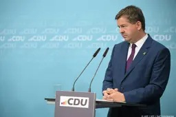CDU-leider in Saksen-Anhalt: mandaat om te regeren ligt bij AfD