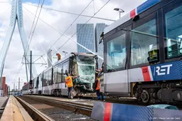 Geen nader onderzoek OVV naar trambotsing Erasmusbrug Rotterdam