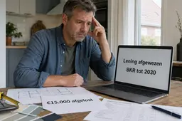 Kifid weigert vroegtijdige verwijdering negatieve BKR-registratie