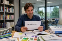 Medewerkers van onderwijsadviesbureaus krijgen vanaf vandaag 1,25 procent extra salaris