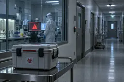 Laboratoriumgang bij het bevolkingsonderzoek na de megahack bij Clinical Diagnostics.
