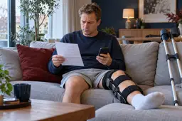 Gebroken hiel tijdens de WW, toch geen 104 weken ziekengeld: hoogste rechter zet streep door claim van werkzoekende