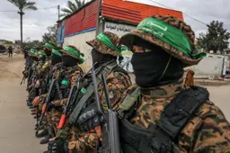 Hamas-bord op klimaatmars: terreurverheerlijking in Mokum