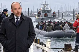 De Kanaalroute ligt nu voor de Zeeuwse kust: 38 mensen in een rubberboot bij Breskens, en Van den Brink regelt vooral opvang