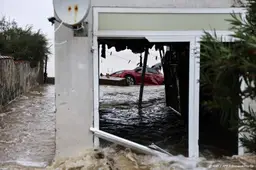 Zware regenval en overstromingen in Zuidoost-Frankrijk