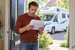 Belastingdienst stuurde wegenbelasting op papier: camperbezitter miste drie rekeningen en kreeg een boete van €67