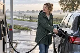 Euro95 kost nu €2,732 per liter, maar aan de pomp betalen automobilisten gemiddeld 30 cent minder