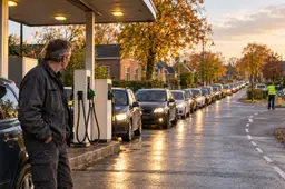 Heel Voorst in de file voor een uur betaalbare benzine, maar het kabinet-Jetten maakt tanken de komende jaren nog duurder