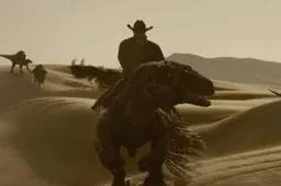 cowboy-riding-a-raptor-in-dinosaurs-of-the-wild-west-teaser