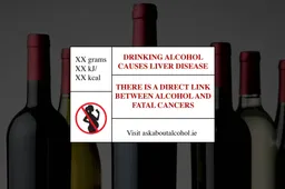 Is dit een voorbode van wat Nederlandse wijn en andere drank op labels krijgen?