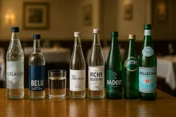 Van wijnkaart naar waterkaart: dit Engelse restaurant biedt maar liefst flessen water aan!