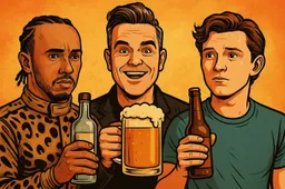 Beroemdheden kiezen steeds vaker voor alcoholvrij: van Lewis Hamilton tot Robbie Williams