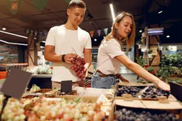 supermarkt groenten en fruit